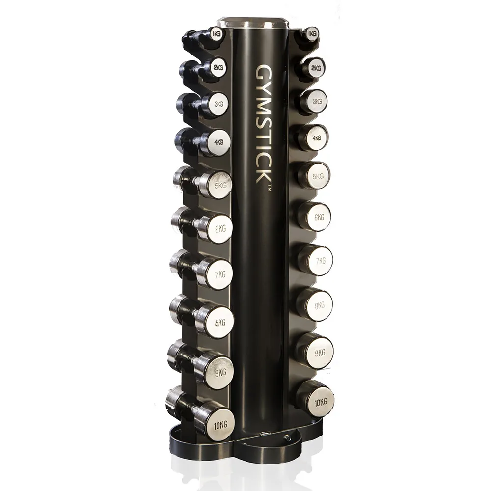 Ställ Gymstick Tower Rack med Hantlar